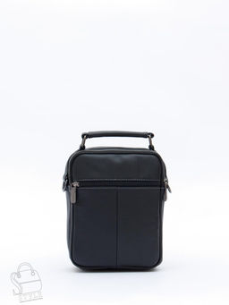 Сумка мужская кожаная 634M black Fuzhiniao в Новосибирске