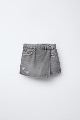 DENIM BERMUDA SKORT - Zara фото 2