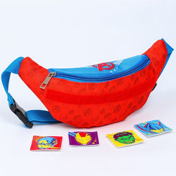 Сумка поясная детская для мальчика, 25×6×13 см, Мстители