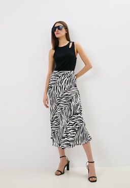 Юбка с анималистичным принтом