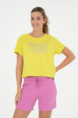 Женская фисташково-зеленая футболка - U.s. polo assn фото 8