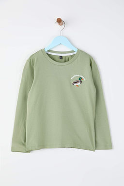 Turuncu-Yesil-Siyah 100%Pamuk 3lu Animal Bask? Regular Orme Unisex T-Shirt TKDAW26TS00009 - Trendyolmilla фото 10