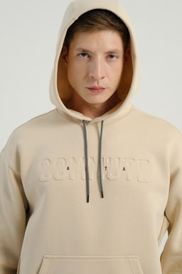 Худи Бежевый COMMUTE Sweat Hoodie - Anta фото 4