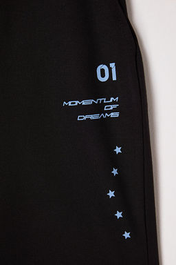 Siyah Oversize/Geni_ Kesim Kolej Temal_ _ort & Bermuda TMNSS25SR00017 - Trendyolmilla фото 2