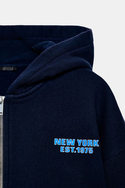 SLOGAN PRINT HOODIE - Zara фото 16