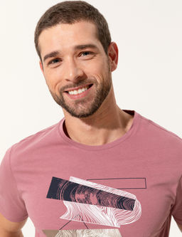 G_l Kurusu Slim Fit Bisiklet Yaka Ti__rt