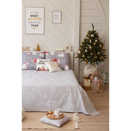 Покрывало Этель Grey star, 200*215 см, 100% хлопок  фото 5