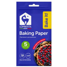 LOMBERTA пергамент д/круглых форм 5 листов
