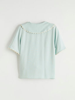 Bebe Yaka K?sa Kollu K?z ?ocuk G?mlek