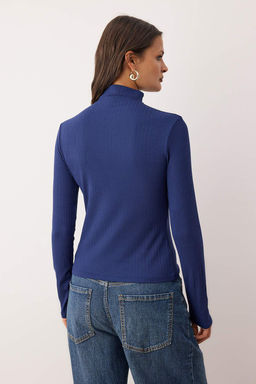 Ekru More Sustainable Fitted/Vucuda Oturan Fitilli Esnek Orme Bluz TWOAW26BZ00227 - Trendyolmilla фото 12