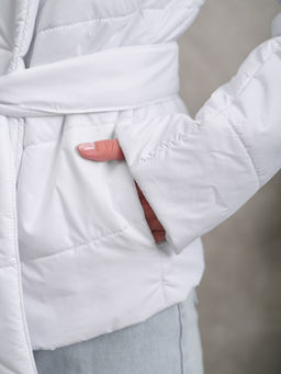 Куртка женская "Асимметрия" белый