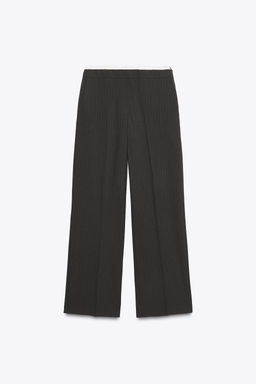 STRAIGHT-LEG TROUSERS WITH DOUBLE WAIST