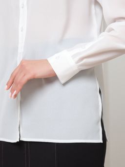 Блуза из креп-шифона - Priz фото 6