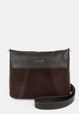 Кожаная сумка через плечо №L110