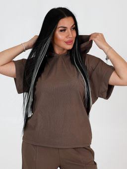 ЖК-2313 ЖЕНСКИЙ СПОРТИВНЫЙ КОСТЮМ (Кофе) - А-дина фото 6