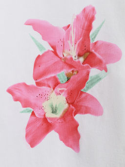 ACOOLA / Футболка детская для девочек Kalanhoe белый фото 4