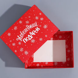Цена за 2 шт. Коробка подарочная новогодняя складная «С Новым годом», 20×15×8 см