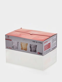 Стаканы IceBar.Грани, 240 мл, набор 6 шт., 8×8×8 см, стекло, прозрачные