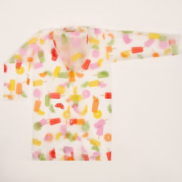 Дождевик детский Мороженое, рост 125-155 см - Funny toys фото 5