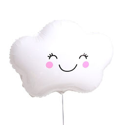 Цена за 5 шт. Воздушный шар фольгированный 19" «Счастливое облако», фигура