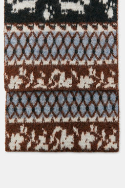 PRINTED KNIT SCARF - Zara фото 4
