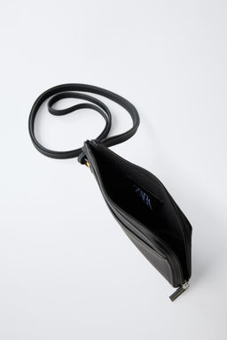 RUBBERISED LANYARD WALLET - Zara фото 4