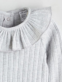 F?rf?rl? Yaka K?z Bebek Bluz ve Tayt