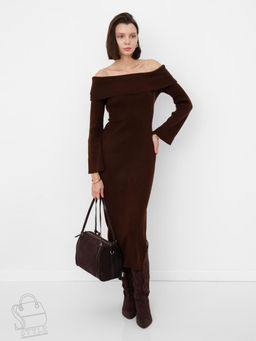 Сумка женская кожаная 8023-1S coffee Velina Fabbiano-Safenta  в Новосибирске