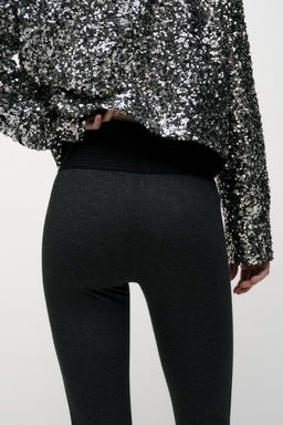 WIDE WAISTBAND LEGGINGS - Zara фото 5