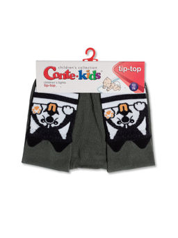 Цена за 2 шт. Колготки детские Conte-kids TIP-TOP (мордашки) хаки - Conte elegant фото 2