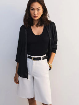 Джинсовые шорты бермуды ZR2605092332-1 / Zarina