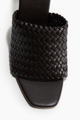 Sandalias de tacon trenzadas - H&m фото 6