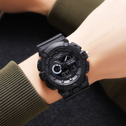 Часы наручные Skmei мужские электронные спортивные 2225black