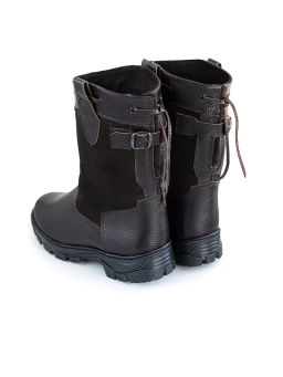 Сапоги мужские Барс, коричневые, на литой подошве