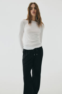 Pantal?n con cord?n de ajuste - H&m фото 3