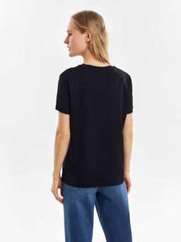 Футболка из мерсеризированного хлопка POMPA