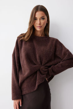 Джемпер LYUSHe 4231 коричневый фото 4