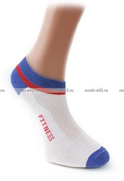 Цена за 10 пар. Золотая Игла носки женские спортивные с лайкрой арт. с-402 23-25  фото 3