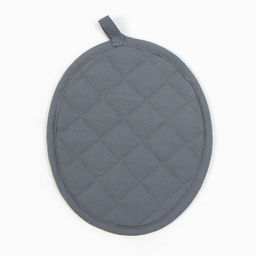 Набор кухонный Этель, цвет серый: варежка 33х17 см, прихватка 24х19 см, хлопок, махра  фото 3