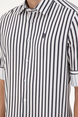 Мужская темно-синяя рубашка с длинным рукавом Неожиданная скидка в корзине - U.s. polo assn фото 7