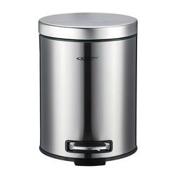 Контейнер д/мусора 12,0л. круг с педалью нерж., без доводчика арт. КТ-88-12С-БД Катунь - Полимербыт фото 2