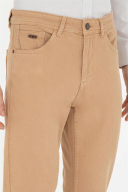 Мужские брюки песочного цвета из парусины - U.s. polo assn фото 5