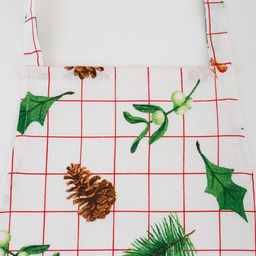 Фартук Доляна New Year 60х65см, 100% хлопок, рогожка 164 г/м2  фото 3