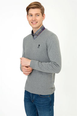 Мужская серая мелан Неожиданная скидка в корзине - U.s. polo assn фото 3