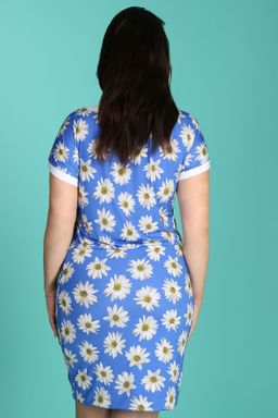 Платье с ромашками летнее из вискозы - Almond фото 2