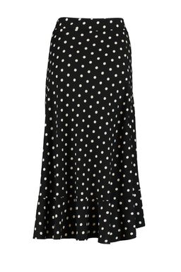 TRENDYOLMILLA K?rm?z? Bask?l? Buzgu Detayl? ve Volanl? Yuksek Bel Esnek Etek TWOSS21ET0029 фото 16