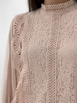 Блузка Сидни (пудровый) - Nadi bordo фото 10