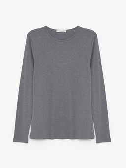 Bisiklet Yaka D?z Uzun Kollu Kad?n Body