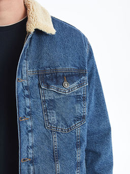 Standart Kal?p Erkek Jean Ceket