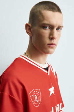 RETRO FOOTBALL PRINT T-SHIRT - Zara фото 7